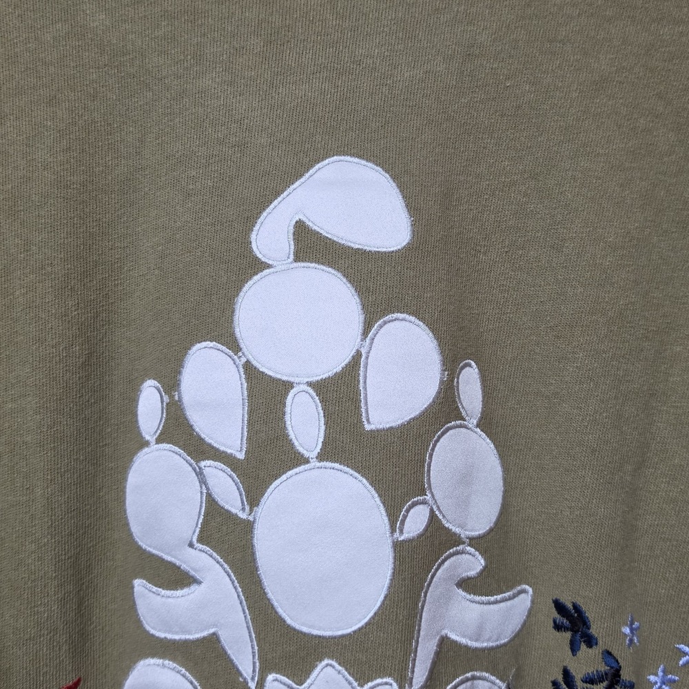Free People FP Movement Rugby Ready Logo Embroidered Sage Stone Color Sz S NWT - Picture 10 of 11